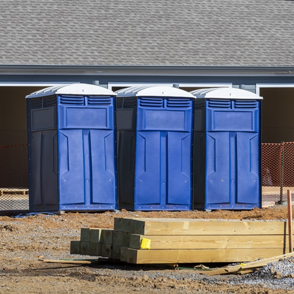 are there any restrictions on where i can place the porta potties during my rental period in Hooversville Pennsylvania